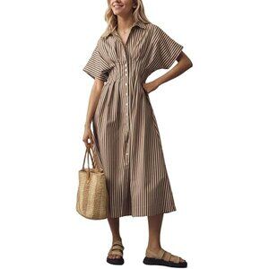 Anthropologie 'The Tobie Shirt Dress' by Exquise